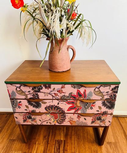 Chinese Design Floral Decor Europa Dresser