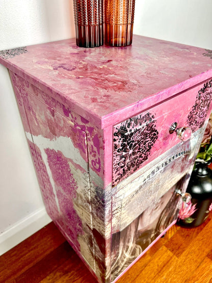 Mysterious Give me a Kiss Bedside Table